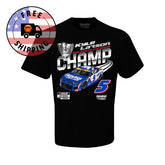 Kyle Larson Hendrick Motorsports Team Collection 2021 NASCAR Cup Series Champion T-Shirt