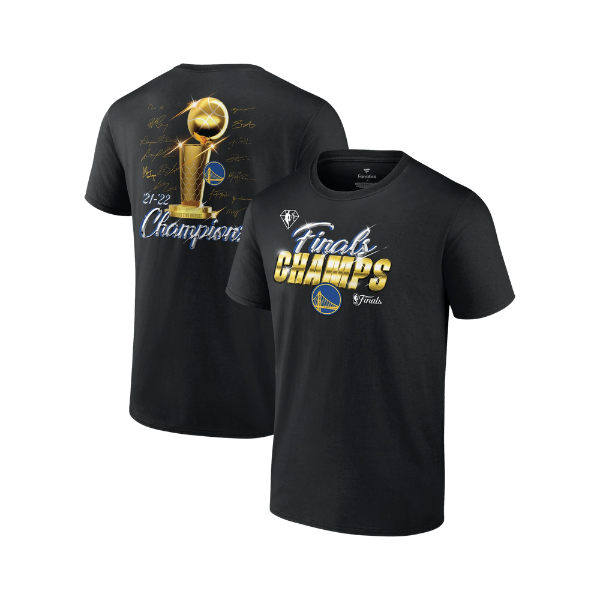 Golden State Warriors Fanatics 2022 NBA Finals Champions  Tshirt