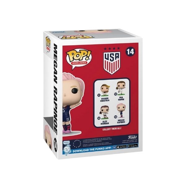 Funko Pop! Sports Legends: The U.S Women's National Soccer Team - Megan Rapinoe # 14  Sporthouseven